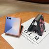 Crystal Cherry Fruits Bowknots Pattern Case For Samsung Z Flip 7 6 5 4 Leather Texture Folding Fhone Cover For Galaxy Z Flip7 Flip6 Flip5