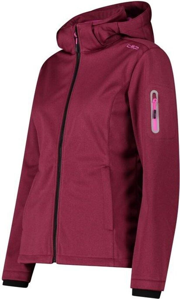 CMP Softshell Jacket Zip Hood Women (39A5006M) Women's Melange Softshell Jacket (39A5006M) Anemone Mel/festival