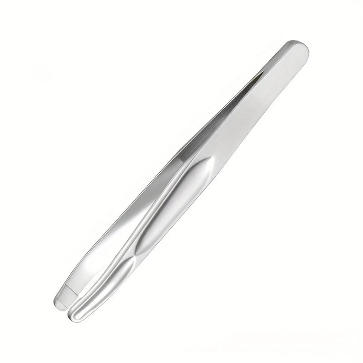 

1pc Premium Round Head Tweezers for Eyebrow & Facial Hair Removal Seamless Clips, Short Hair Precision Easy Combing for Eyebrows