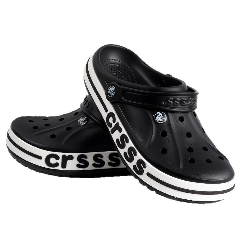 Summer new Cro men's and women's polka dot lace hole shoes outdoor sports and leisure beach bag head hollow cool slippers