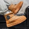 Winter Snow Boots for Men Add Velvet Men's Sneakers Ankle Boots Soft and Comfortable Sports and Leisure Wear-resistant Non-Slip