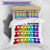3pcs SPRUNKI5 Cover Set - Personalized Name, HD Printed Bedding with 1 Cover and 2 Pillowcases - Perfect for Home Decor, Easy Care