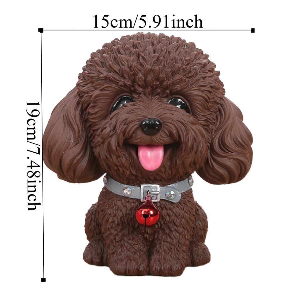 Decorative Dog Piggy Bank Large Capacity Zodiac Dog Ornaments Animal Saving Box  Kid Toy