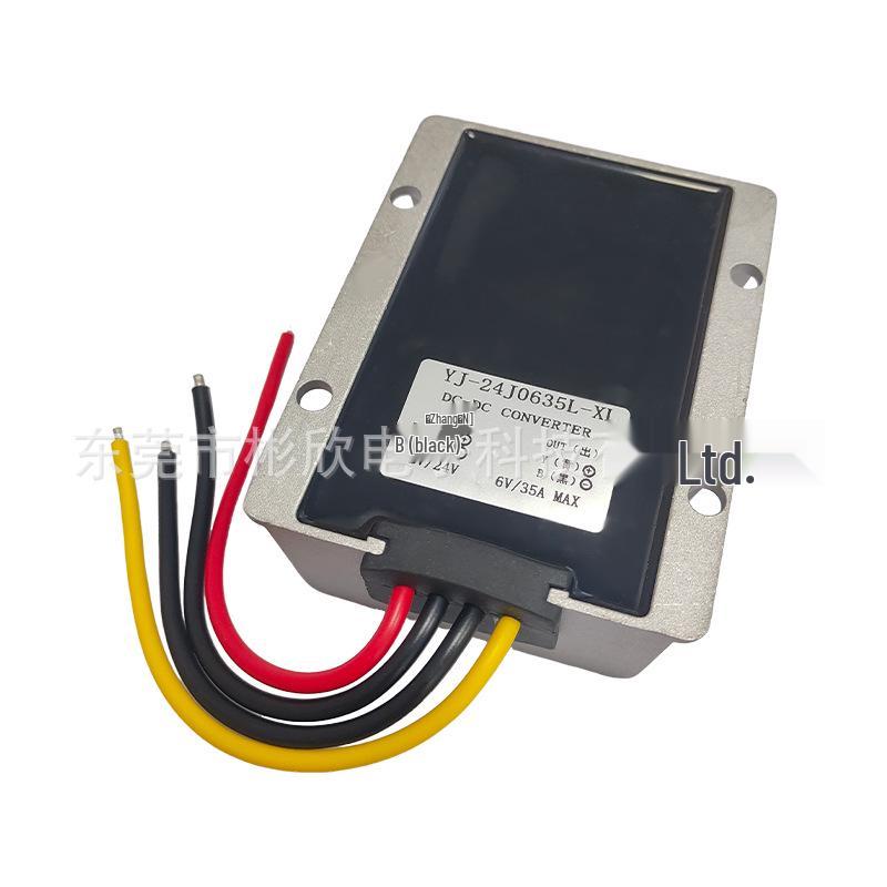 12V/24V to 6V 5A DC Converter, 9-36V to 6V 10A Car Power Supply with Enhanced Aluminum Shell