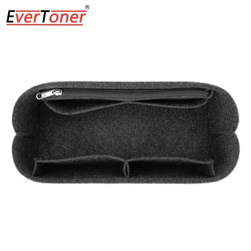 EverToner Für LV Carryall PM Filzstoff Einlegebeutel mit Reißverschluss Passend für Handtasche Kosmetiktasche Reisetasche Einsatz