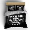 Rock N Roll Skull Design Bedding Set Bedding set (1 duvet cover, 2 pillowcases, duvet not included)