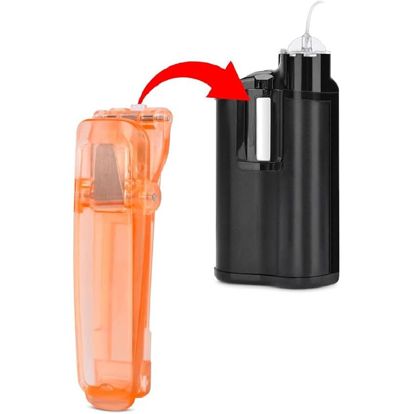 iGuerburn 2 шт. Клипса-ремень для инсулина для инсулиновых помп Medtronic MiniMed 670G 770G 780G 630G 640G, Аксессуары Medtronic 780G для диабетиков (черный) оранжевый