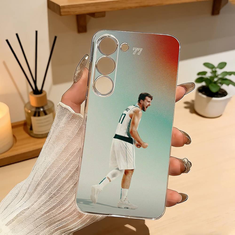 COOL L-Luka Doncic 77 Phone Case For Samsung Galaxy A71,A70,A52,A51,A40,A30 Transparent Cover