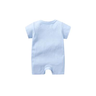 Fashion Newborns Jumpsuit Set Baby Short Sleeve Bib Scarf 2Pcs Summer  New Toddler Bodysuits Soft Infant Boy Romper