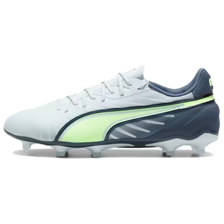 

New PUMA KING MATCH Soccer Shoes Men s Gray Green 107863-03 42.5