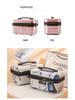 16" Women's Carry-on Makeup & Toiletry Bag with Lock - Large Capacity, Lightweight, Waterproof Organizer.