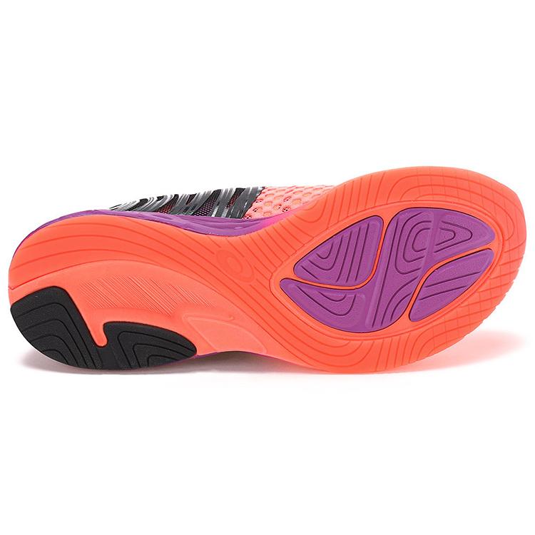 new Asics Noosa FF 2 Anti Slip And Wear Resistant Breathable Low Top Running Shoes Men's Black Orange