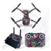 Ensemble complet d'autocollants Camouflage Aquarelle pour Drone Mini 1 Autocollants Imperméables Anti-rayures pour Accessoires DJI Mini SE/Mini 2/4K