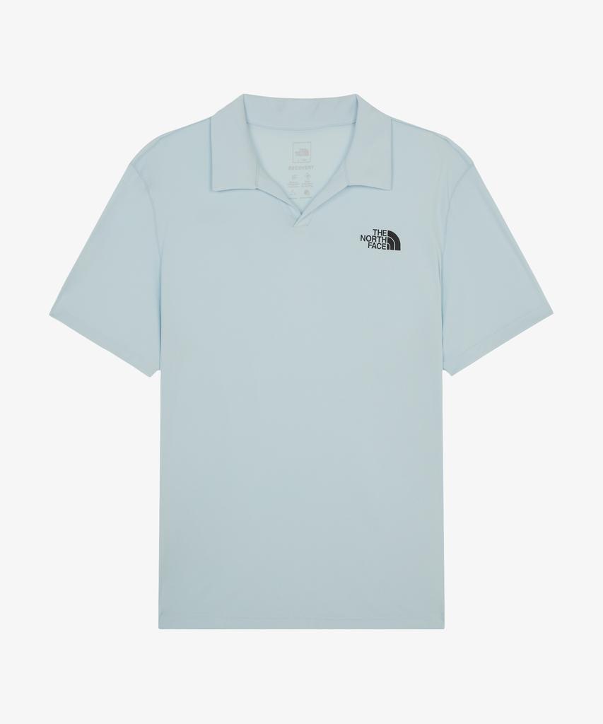 Noseupeiseu Nt7Ps10C Men'S Recovery Short Sleeve Polo Light Blue