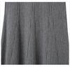 Hong Kong Style High-Waist Knitted Pleated Skirt for Women - Slim, Thick, Autumn & Winter Wear, Supports Up to 200 Pounds