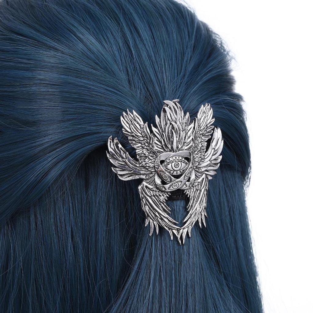 Viking-Inspired Six-Winged Angel Hair Clip - Trendy and Versatile Party Accessory