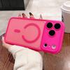 Translucent For  Magnetic Phone Case For For Iphone 17 16 1 14 13 Pro Max Plus Air Matte Camera Lens Protection Cover