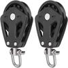 Durable Marine Pulley Black Low Friction Pulley Heavy Duty Pulley  Canoe Marine Hardware Swap