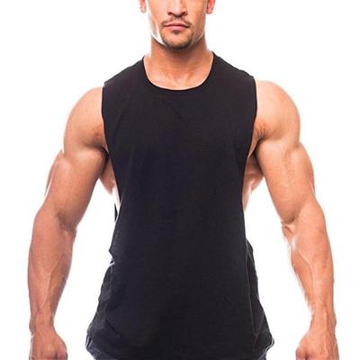 Men’s Summer Round Neck Cotton Sleeveless Sports T-Shirt