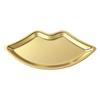1PC Simple Stainless Steel Lip Jewelry Tray Household Cosmetics Metal Tray Girls Jewelry Storage Tray Home Storage Products