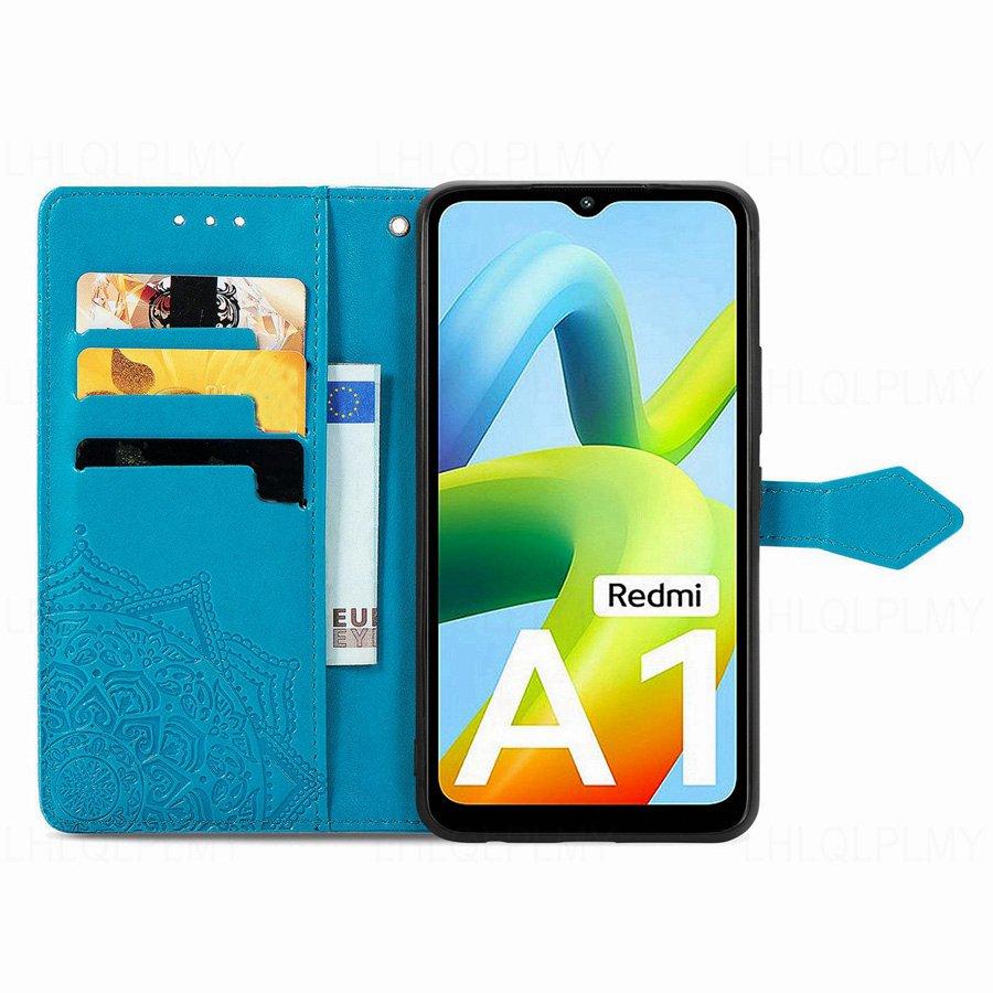 Foral Book Leather Wallet Flip Case For Xiaomi 14T 11T 13T Redmi 14C 13C 9C Note 15 14 10 11 12 13 Pro 5G 9 14S 10S 11S Poco M6 C75 F7 X7 X6 C65 Cover