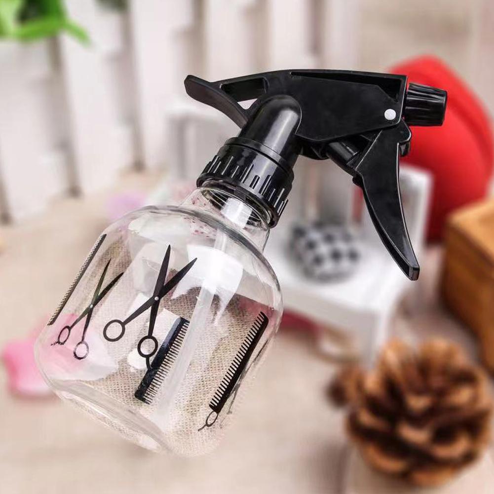 250ML Portable Plastic Hairdressing Spray Bottle Salon Barber Hair Tools Water Sprayer Transparent Make-up Style Spray Bottles