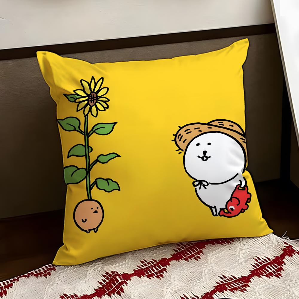 NNagano Cute BBear Cushion Cover Reversible Soft Durable Pillow Cover Home  Car MultiScene Use for Daily Comfort