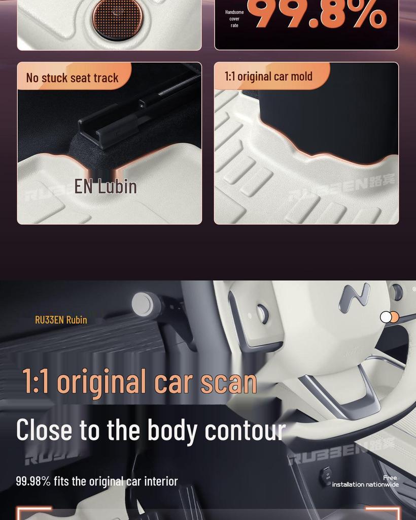 Nio L60 TPE Full Coverage Floor Mats - Custom Car Accessories