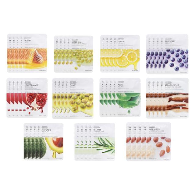 The Face Shop Real Nature Face Mask Bundle Set - 11 Types