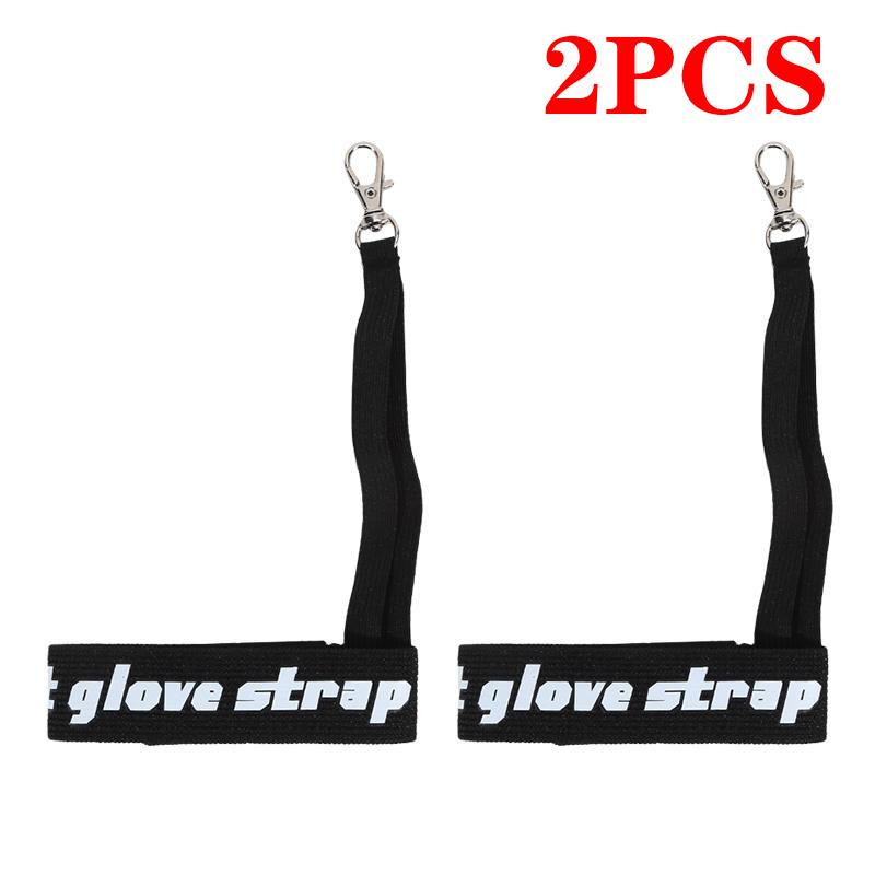 Nylon-Skihandschuh-Leinen mit Metallknopf-Riemen Handgelenkschlaufen Handschuh-Träger Sling-Clips Ausrüstung Winterschnee-Sport Skifahren Handschellen