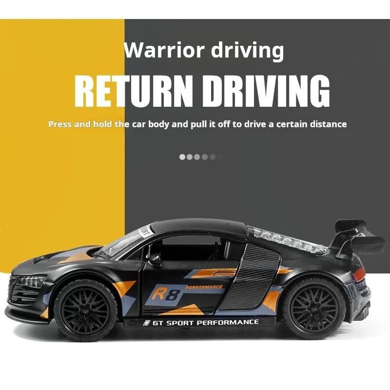 1/36 Scale Sport Diecast Alloy Car Model Children's Toy Car Open The Door Decoration Cool Racing Car Boy Toys Gift for Kids