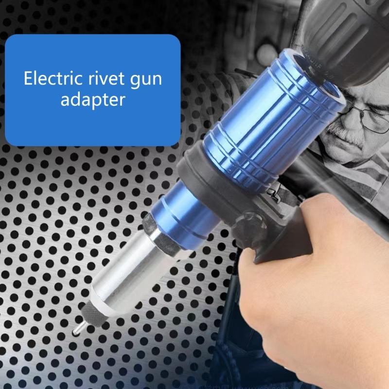 Heavy Duty Electric Rivets  Tool  Adapter Converts Drill To Riveting Tool for Metalworking & Assembly Tasks with Ease