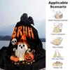 1 Stück Süße Bruh Geist Boo Kürbis Decke Weicher Überwurf für Heimdekoration, Geschenkidee, Wohnzimmer, Reisen, Camping