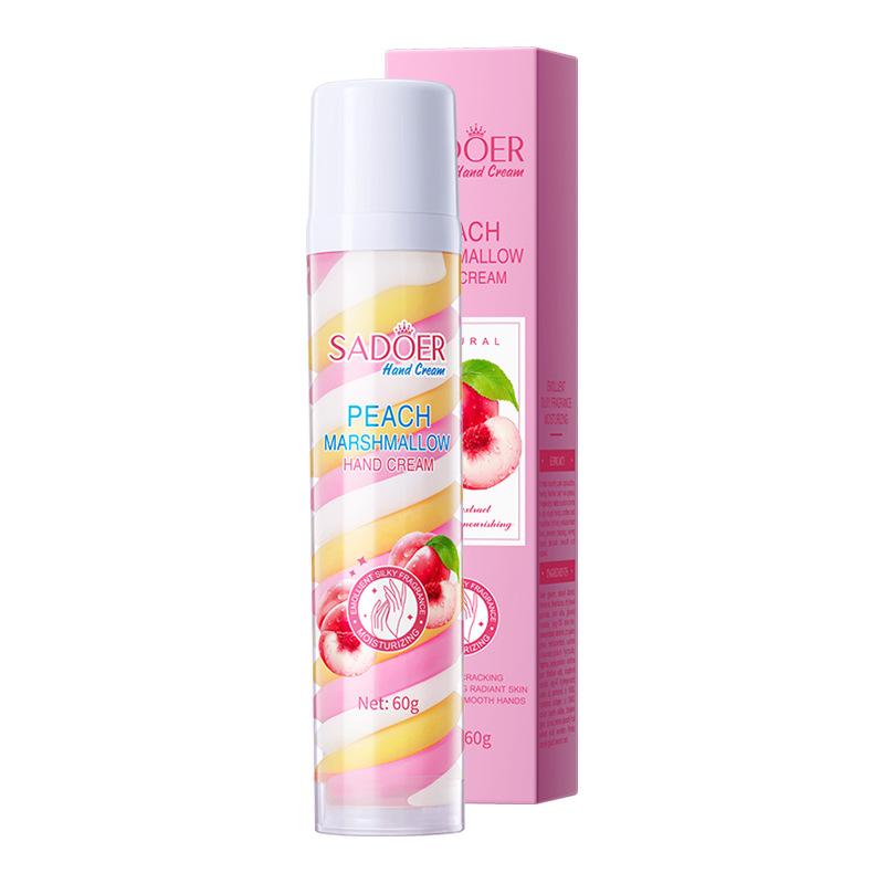 Vanilla Marshmallow Tricolor Hand Cream 60g Autumn and Winter Moisturizing Hand Cream Skin Care Products