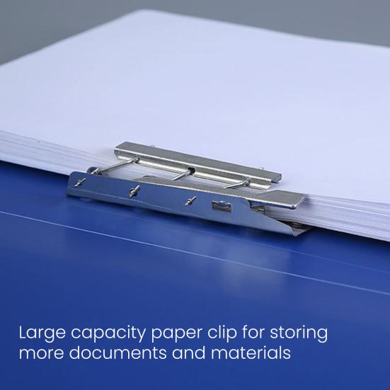 2 A4 Sheets Punchless Clamp Binder Pcs Pages Letter Size Documents