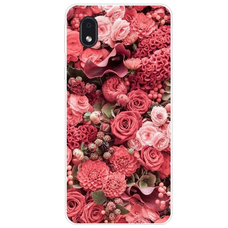 For Samsung Galaxy M01 A01 Case For Samsung Galaxy M01 Core Soft Case Cover M 01 A01 Core Fashion Protect Black Silicone Cover