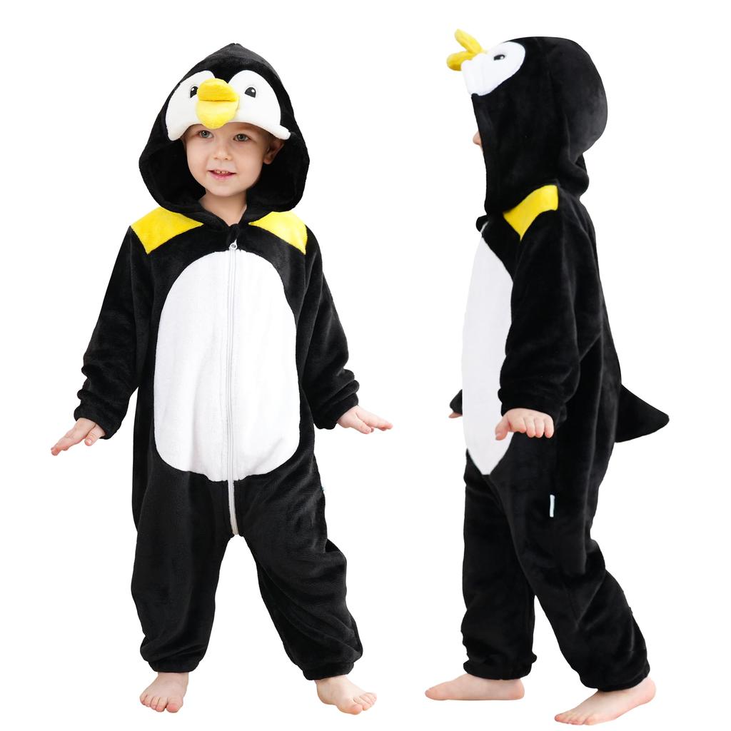 LOLANTA Penguin Kigurumi Costume for Baby Animal Kids Size 120 Kids, Halloween, Romper, Overalls, Costume, Christmas,