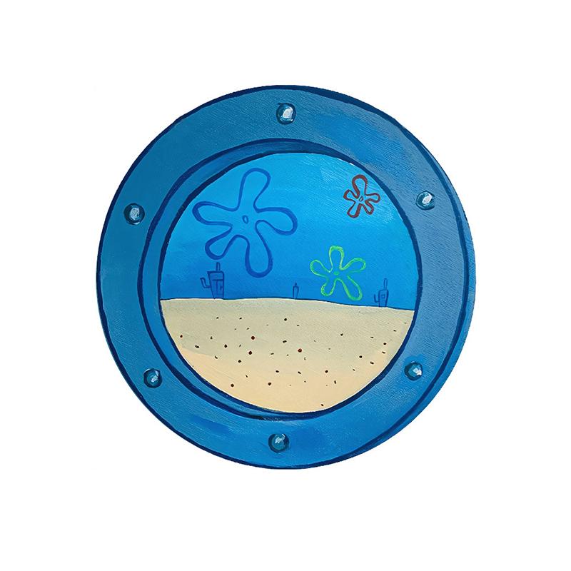 Каваи Подводный мир Наклейки Щупальца Украшение комнаты Мультяшные 3D наклейки D