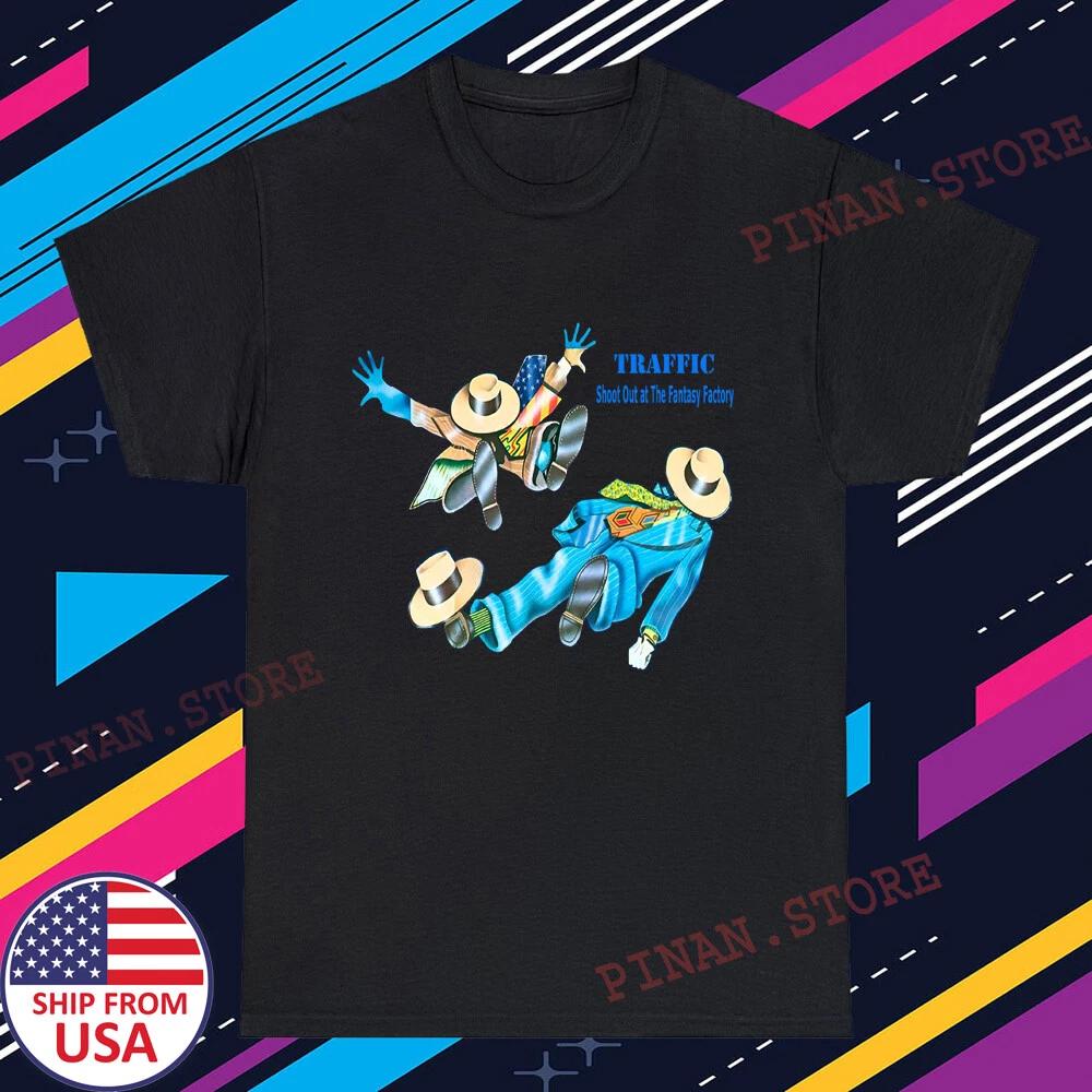 Traffic Shoot Out at The Fantasy Factory Men s Black Size S-5XL S