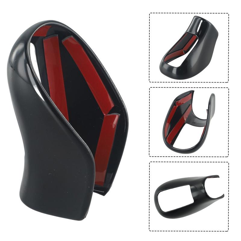 XC60 S60 V40 S80 2013-2017 ABS Carbon Fiber Style Car Gear Head Knob Cover Trim with Precise Fit and Strong Adhesion