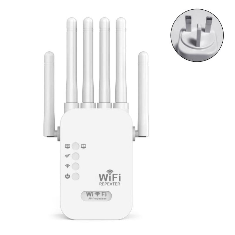 WiFi Extender with 6 Antennas WiFi Repeaters Amplifer 2.4GHz Networks Amplifier WiFi Booster WiFi Signal Booster