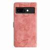 For Google Pixel 6 /Pixel 7 /Pixel 8 /Pixel 9 /Pixel 10 series...Faux Leather Wallet Case with Butterfly Design,Card Slots & Shockproof Protection