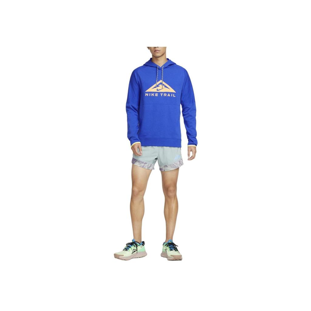 Nike Dri-FIT Trail Pullover Trail-Running Hoodie Hyper Royal Citron Pulse DV9325-405