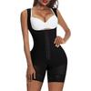 Body-Shaper mit Haken-und-Ösen-Verschluss vorne und Spitzenbesatz