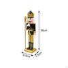 Christmas Nutcracker Hand Painted Doll Wooden King Solider Figurine for Display Party