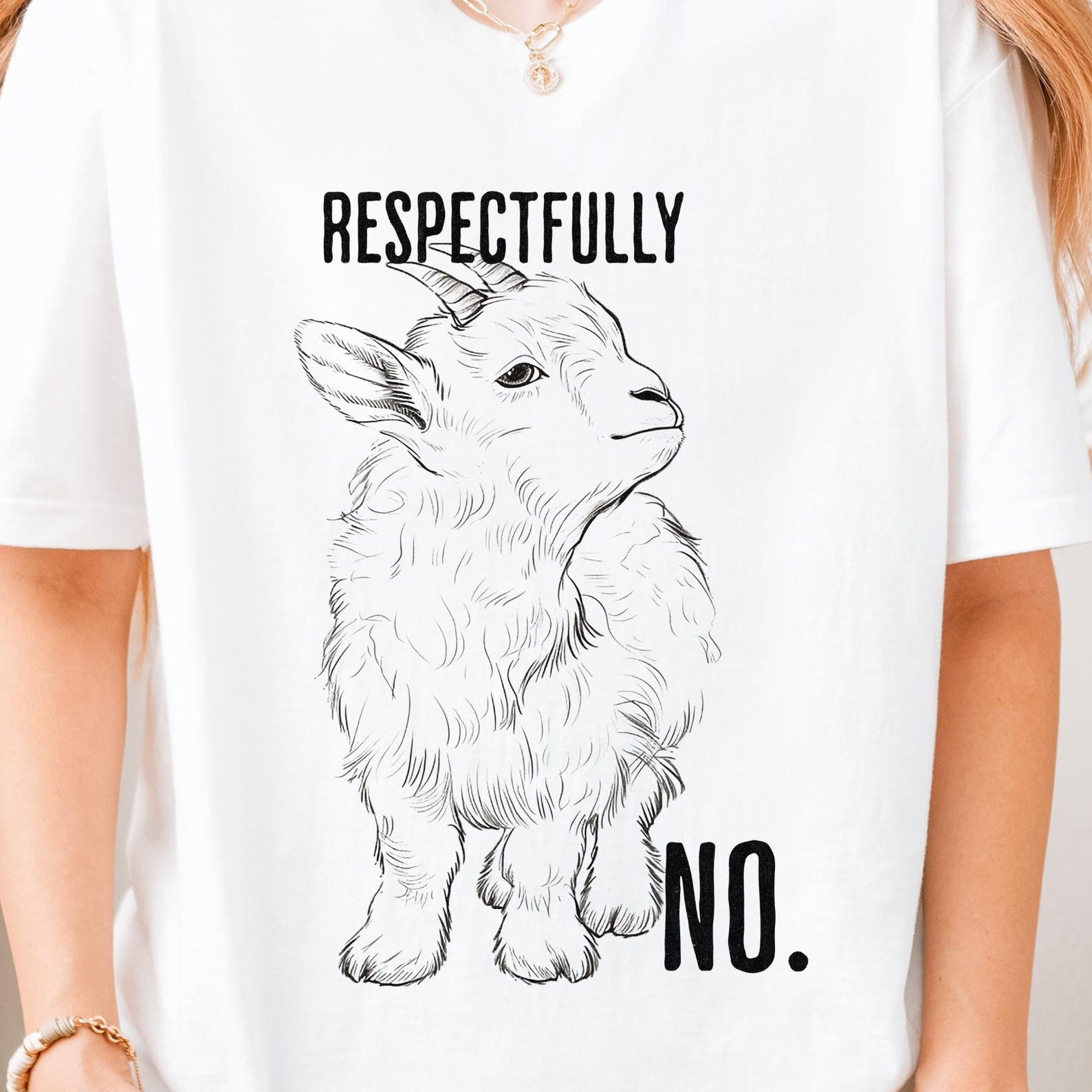 Funny Goat Graphic Tee: Sarcastic Humor Unisex Shirt 2XL