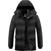 New autumn and winter cotton-padded clothes for men with fleece and warm hats, removable cotton-padded jackets.