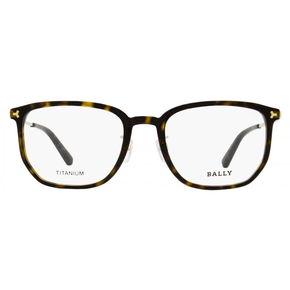 Bally Men S Rectangular Titanium eyeglaSSeS By5069h 052 Dark Havana 54mm 052