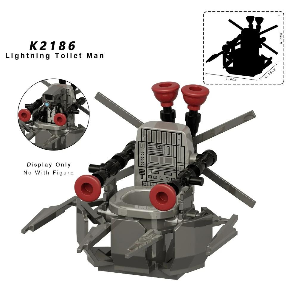 

Новые фигурки KDL SWAT Skibidi Toilet Man Аниме Блочные Игрушки TvMan Титан Оператор Говорящий Человек Кирпичики Модель Игрушка Для Ребенка Подарок на День Рождения