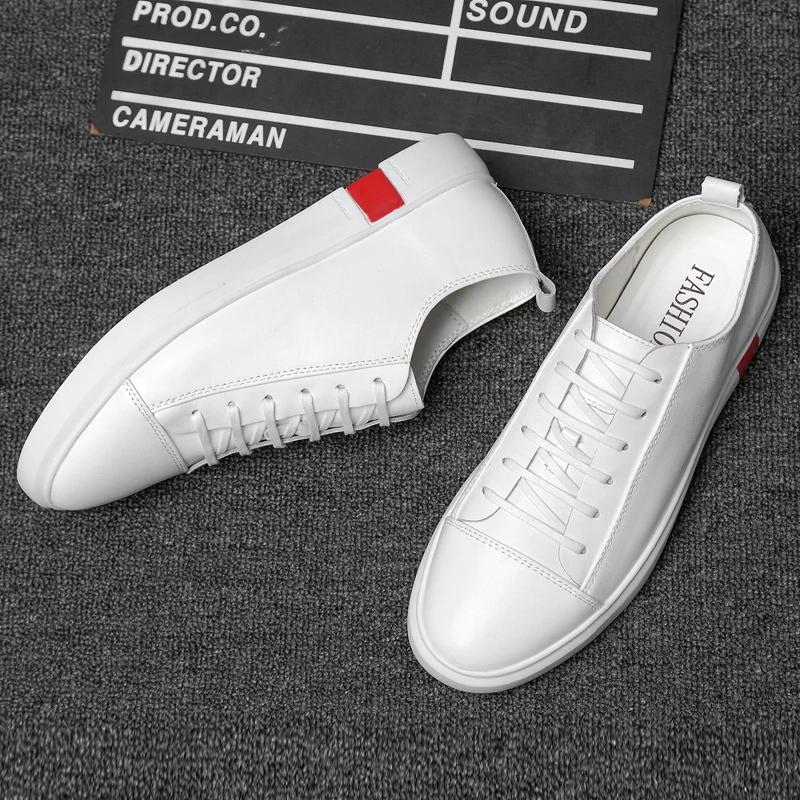Mens Shoes Leather Male Men's Men Sneakers Shoes for Men Luxury Designer Casual Flat Flats Men Leather Man Shoes